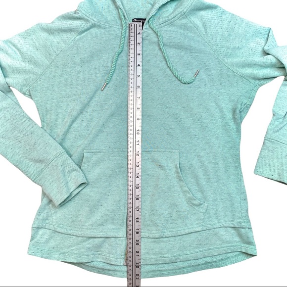 Champion Mint Green Zip Up Hoodie Large - Picture 10 of 11